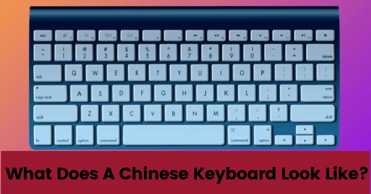 what does a chinese keyboard look like