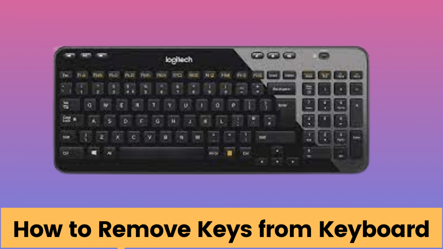 How to Remove Keys from Keyboard Without Tool