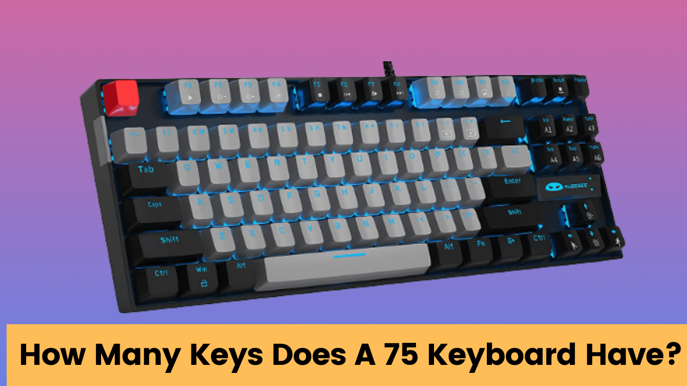 how many keys does a 75 keyboard have