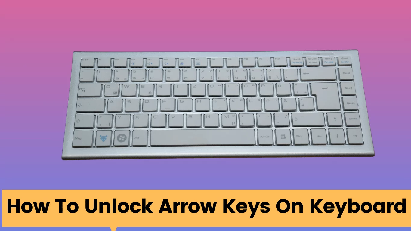 how to unlock arrow keys on keyboard