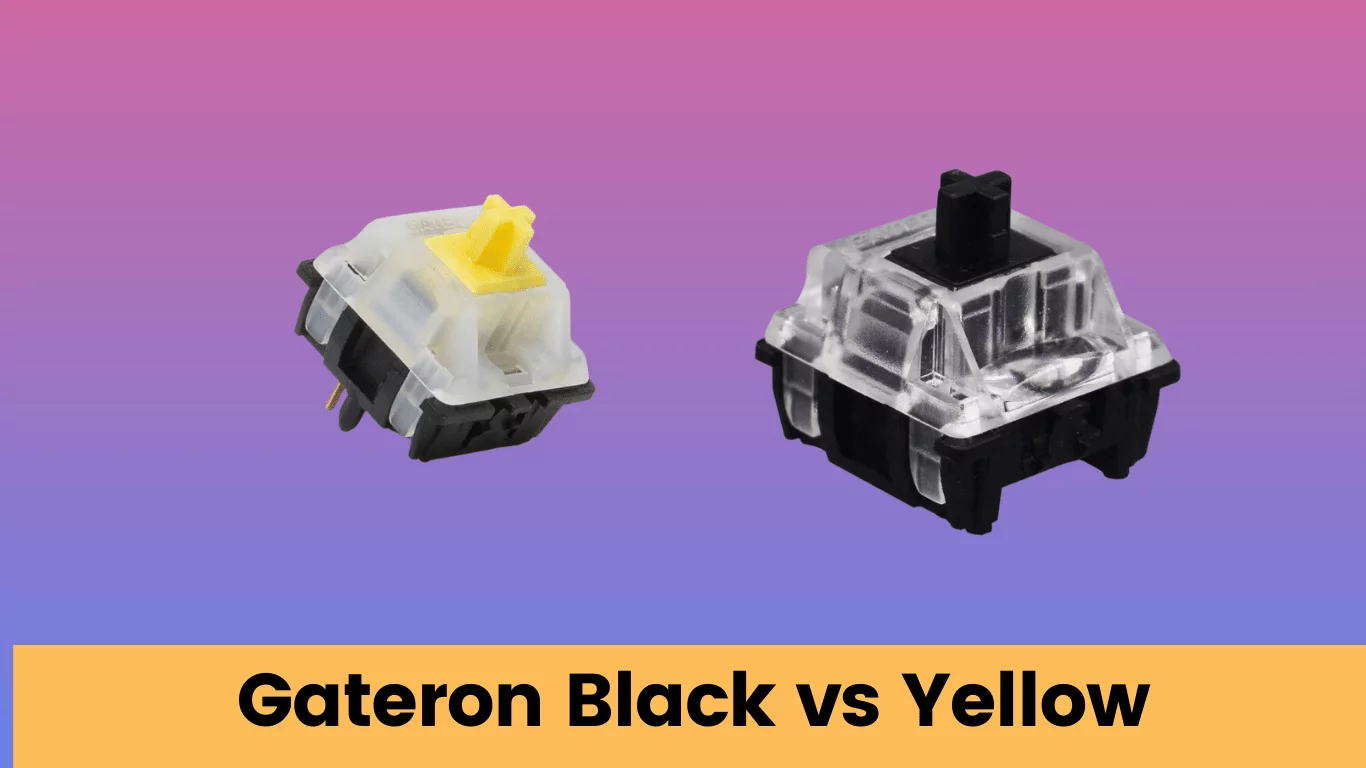 gateron black vs yellow