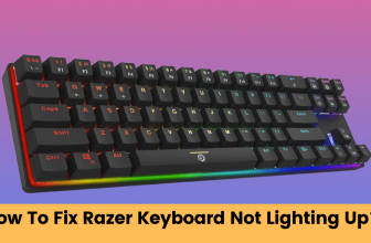 how to fix razer keyboard not lighting up
