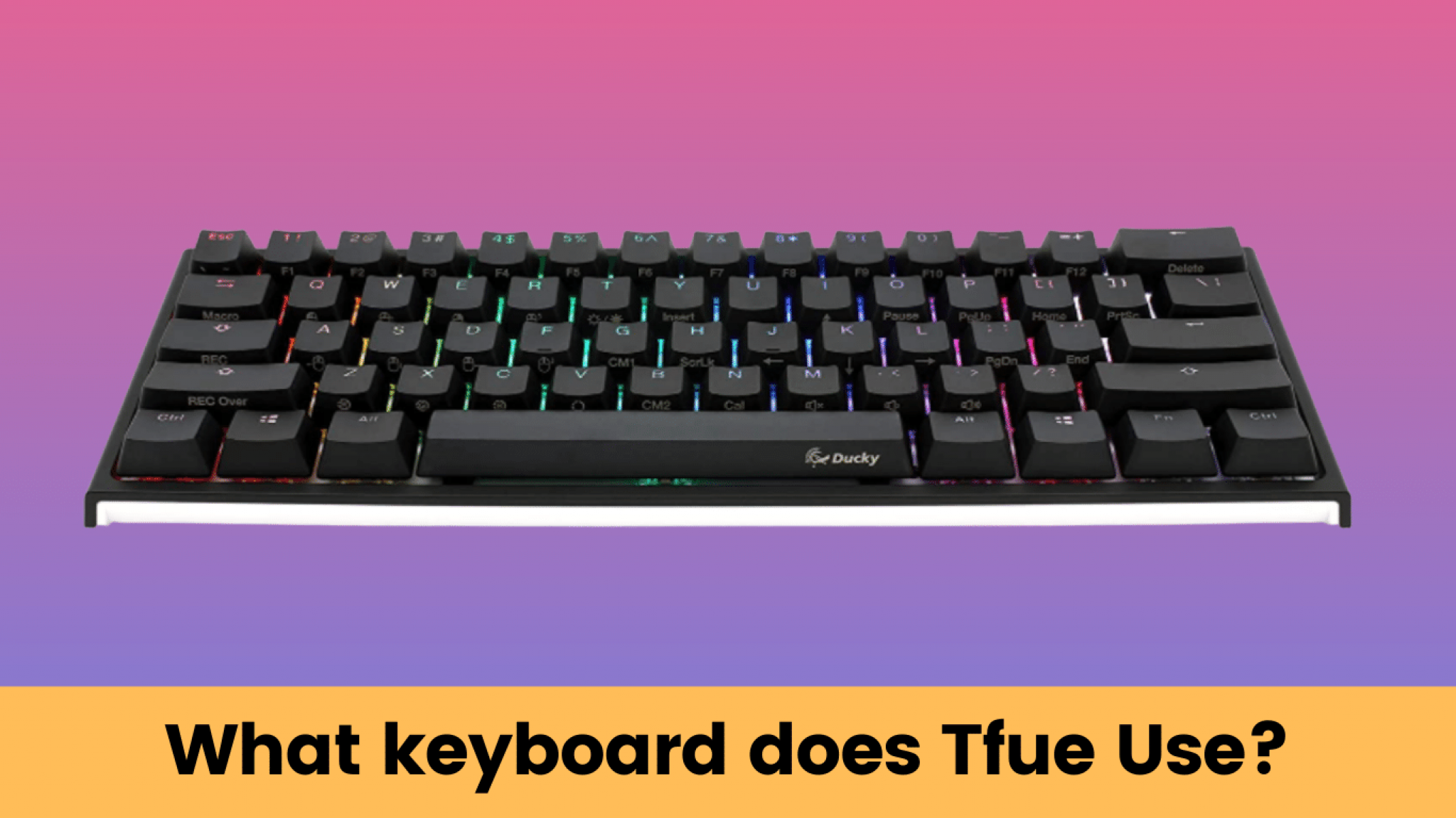 What keyboard does mongraal use mongraal gaming setup