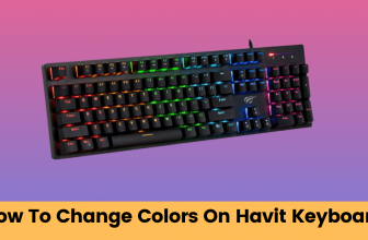 how to change colors on havit keyboard