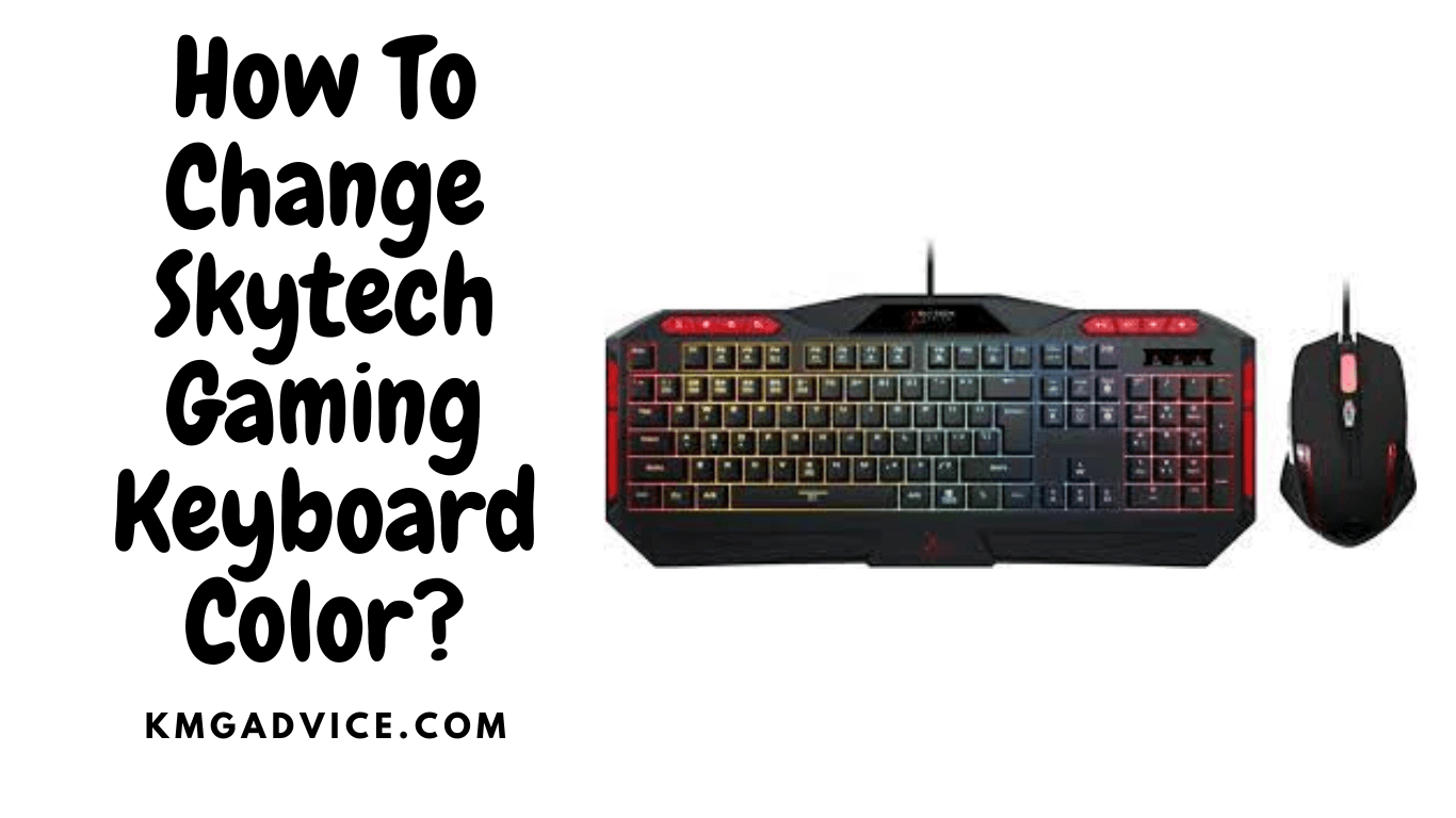 how to change skytech gaming keyboard color