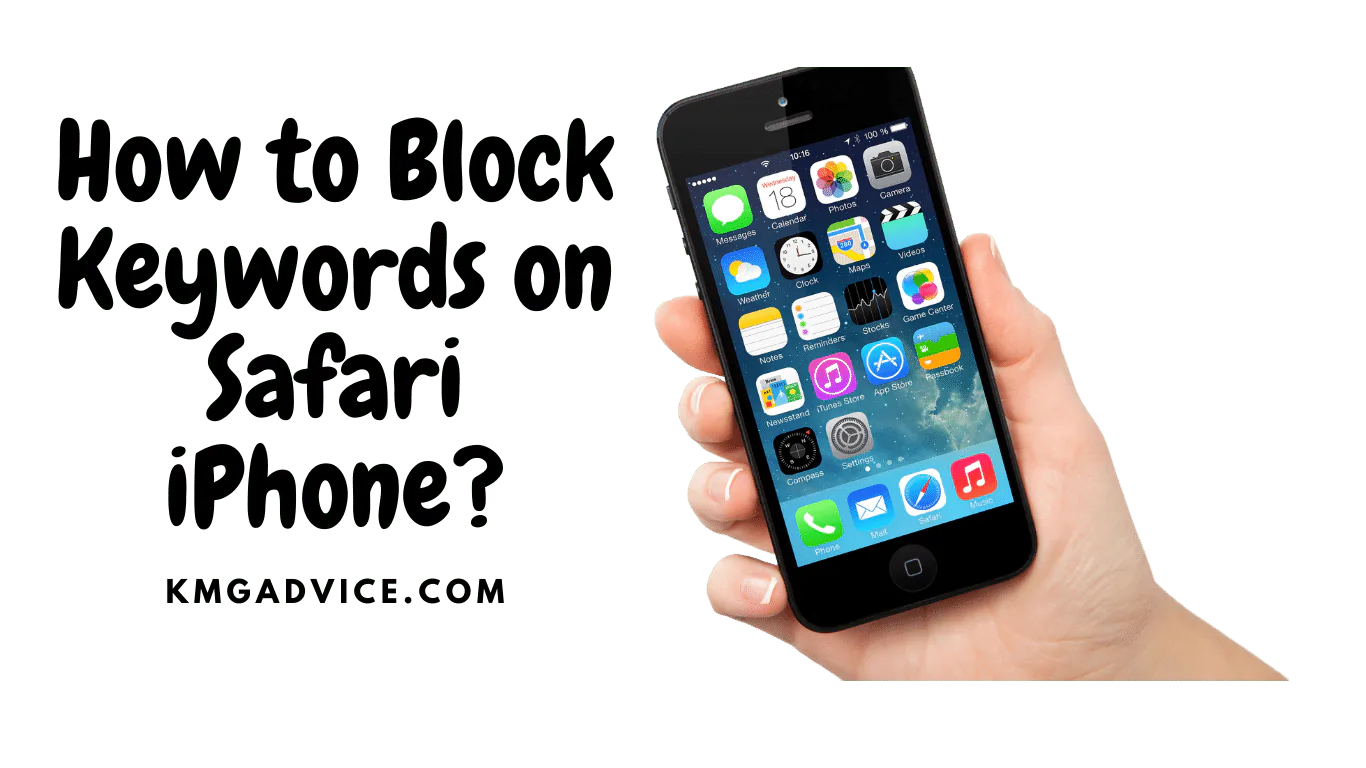 how to block keywords on safari iphone